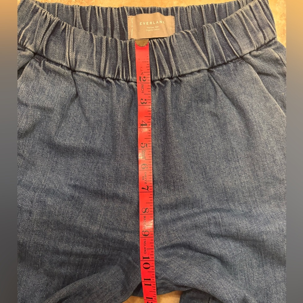 Everlane The Easy Jean Pull On Organic Cotton Jeans Women’s Size 0 - Picture 12 of 14